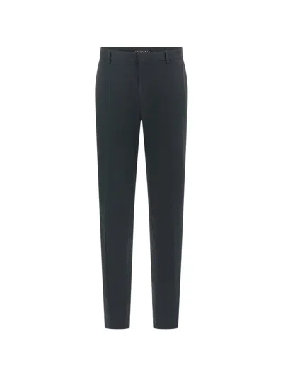 Zegna Straight-leg Tailored Trousers In Blue