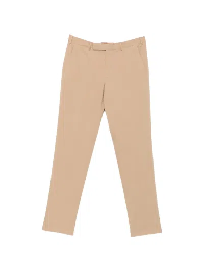 Zegna Belt-loop Pocket Trousers In Neutral