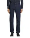 Zegna Stretch Cotton Roccia Jeans In Dark Blue