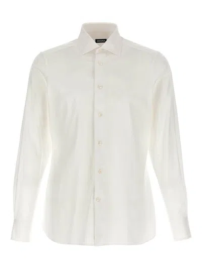 Zegna Camisa - Blanco In White