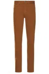 Zegna Stretch Gabardine Denim Jean In Dark Foliage