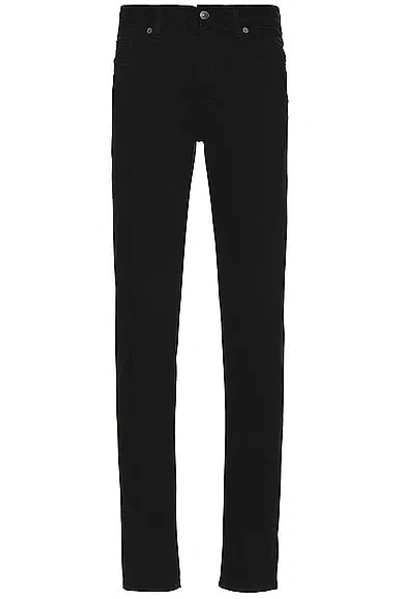 Zegna Jean Roccia En Coton Marron Foncé Délavé In Black