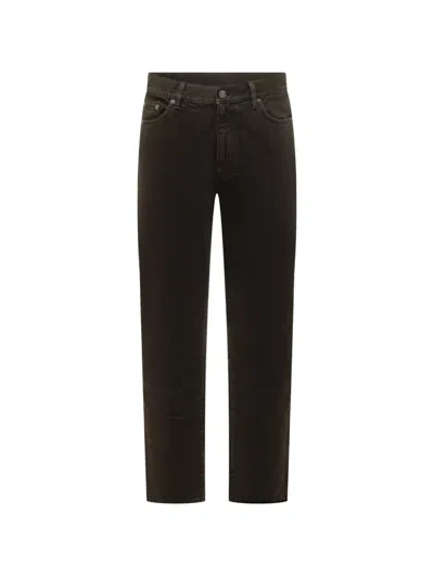 Zegna Stright-leg Cotton Jeans In Black