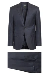 Zegna Stripe 15milmil15 Wool Suit In Blue