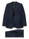 Zegna Stripe-pattern Suit In Blue