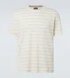 Zegna T-shirt Aus Einem Leinengemisch In Neutral