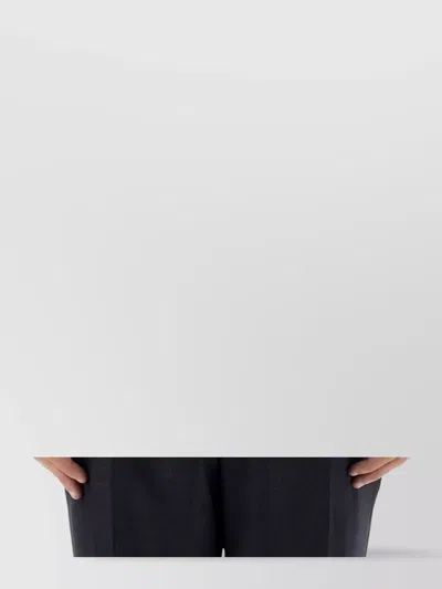 Zegna Striped Long Sleeves Winner Shirt In Black