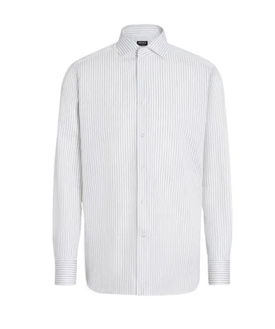 ZEGNA STRIPED SHIRT