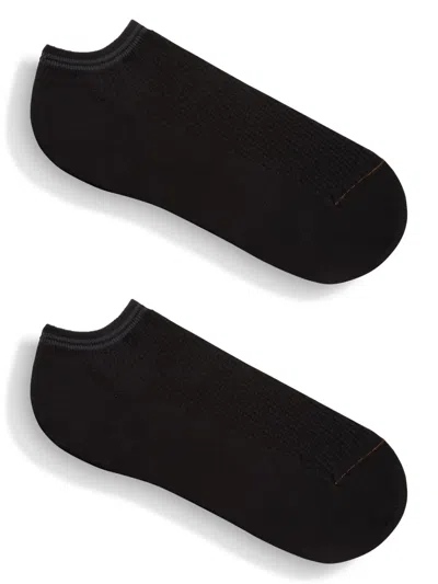 Zegna Stripe-detail Socks In Animal Print