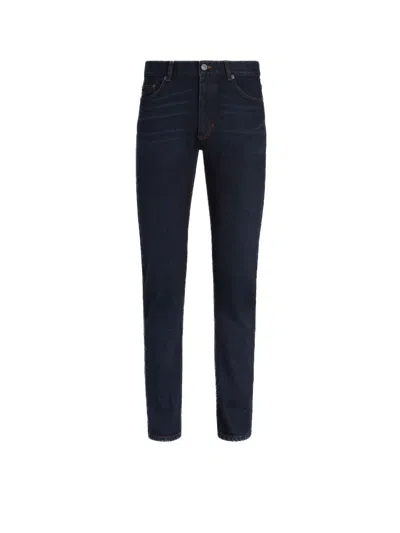 Zegna Stylish Denim Jeans For Men In Blue