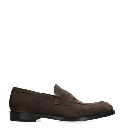 ZEGNA SUEDE L'ASOLA LOAFERS