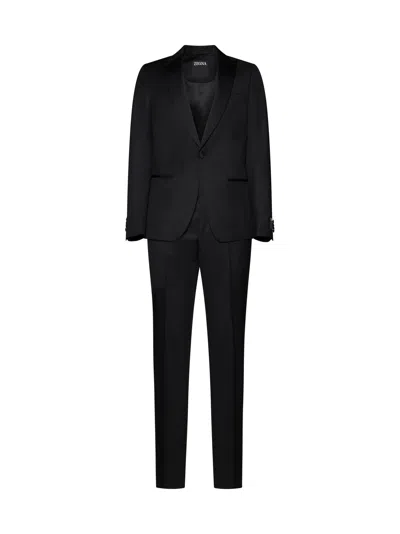 Zegna Suit In Black