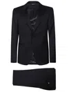 Zegna Single-breasted Tailored Suit In Blue