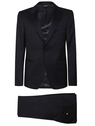 Zegna Suit In Blue