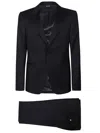 Zegna Single-breasted Tailored Suit In Blue