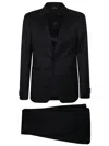 Zegna Single-breasted Tailored Suit In Blue