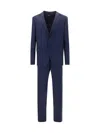 Zegna Suit In Blue Navy Unito