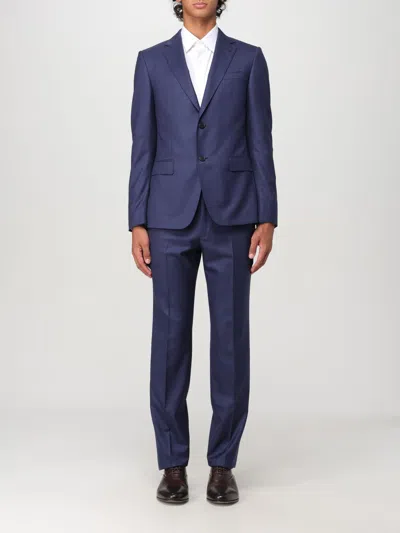 Zegna Suit  Men Color Blue In Blau
