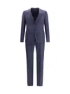 Zegna Two-button Wool Suit In Blue