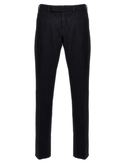 Zegna Midnight Blue Cotton Blend Trouser