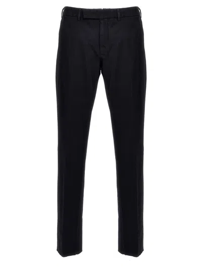 Zegna 'summer Chino' Pants In Blue