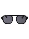 Zegna Men's Aurora Ii Sunglasses Ez0241 20b Dark Gray 51mm