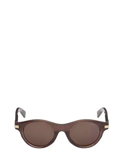 Zegna Sunglasses In Brown