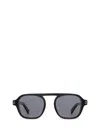 Zegna Men's Aurora Ii Sunglasses Ez0241 20b Dark Gray 51mm In Shiny Dark Green