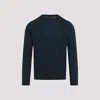 Zegna Cashmere Silk Blend Sweater In Verde Scuro Unito