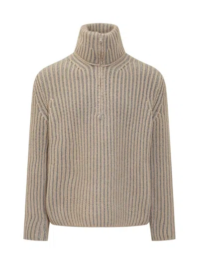 Zegna Sweater In Beige