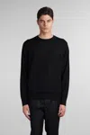 Zegna Wool Blend Crew-neck Sweater In Blue