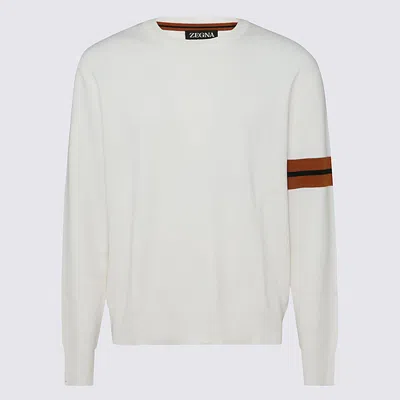 ZEGNA SWEATERS LIGHT AND NATURAL