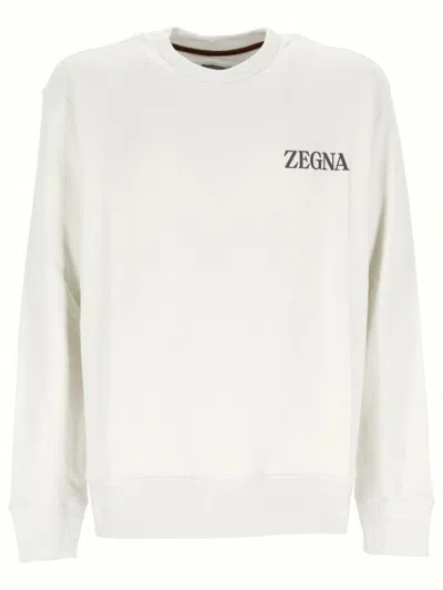 Zegna Sweaters In White