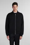 ZEGNA SWEATSHIRT IN BLACK WOOL