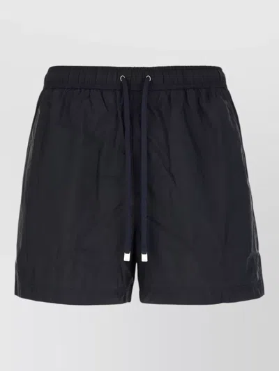 Zegna Swim Shorts Beachwear Back Pocket Eyelets In Black