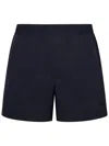 Zegna Midnight Blue Nylon Swim Shorts In Blue