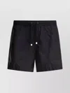 Zegna Swimwear With Back Pocket And Elastic Waistband In Black