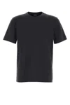 Zegna T-shirt In Cotone Blu Scuro  Uomo In Black