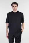 Zegna T-shirt In Black Cotton