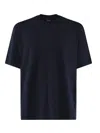 Zegna Short-sleeved Crewneck T-shirt In Blue