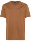 ZEGNA T-SHIRT IN COTONE CON LOGO RICAMATO