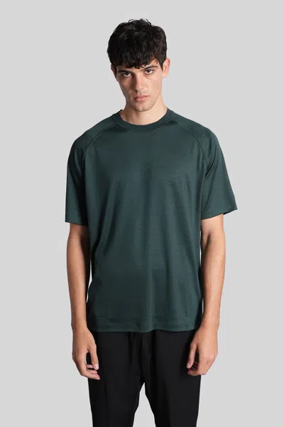 Zegna Raglan Short-sleeve T-shirt In Green