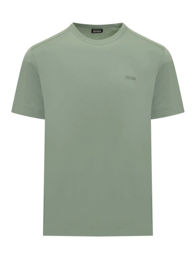 Zegna T-shirt In Green