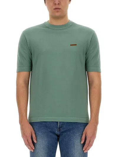 Zegna T-shirt With Logo