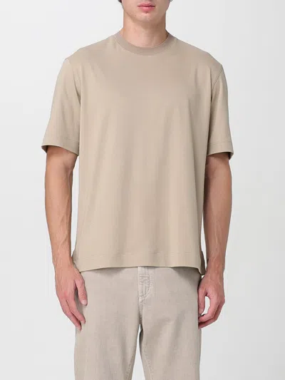 Zegna T-shirt  Herren Farbe Beige In Neutral