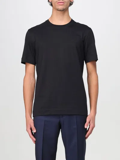 Zegna Cotton T-shirt In Black
