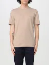 Zegna Cotton Short Sleeves T-shirt In Brown