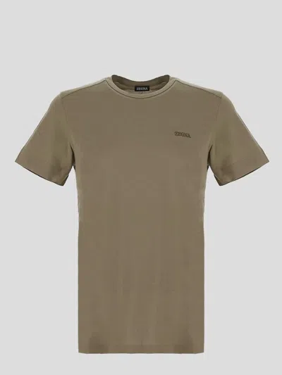 Zegna T-shirts And Polos In Green