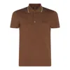 Zegna Collar Ribbed Short Sleeves Polo Shirt In Red