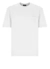 Zegna Short Sleeve Linen T-shirt In White